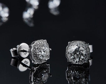 Dazzling Beauty Earrings - Sterling Silver
