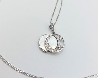 Guiding Star Sterling Silver Necklace for Daughter, Wife or Girlfriend Birthday Anniversary Gift
