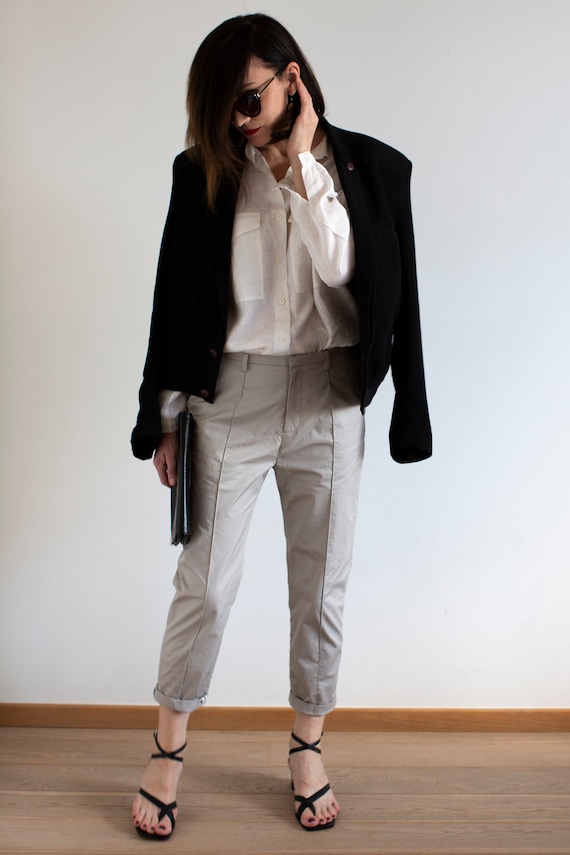 Vintage 80s jacket/ Strong shoulder blazer/ New Wa