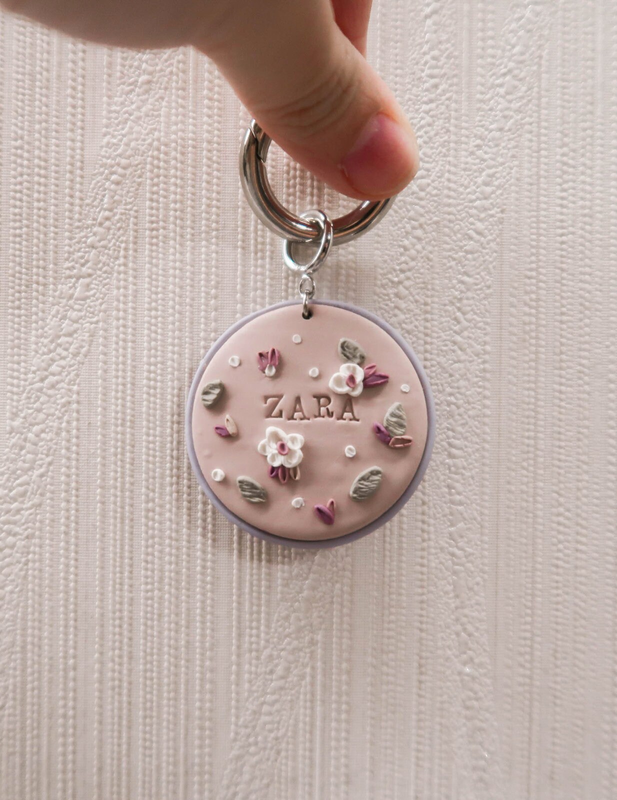 Clay tagCustom Polymer Clay Dog Tag Handcrafted Custom Dog Etsy