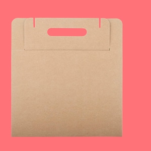 Folder Organizer Cardboard Folder Carpeta multifuncional Cardboard Stationary Folder Para mantener dibujos Carpeta para Simposum