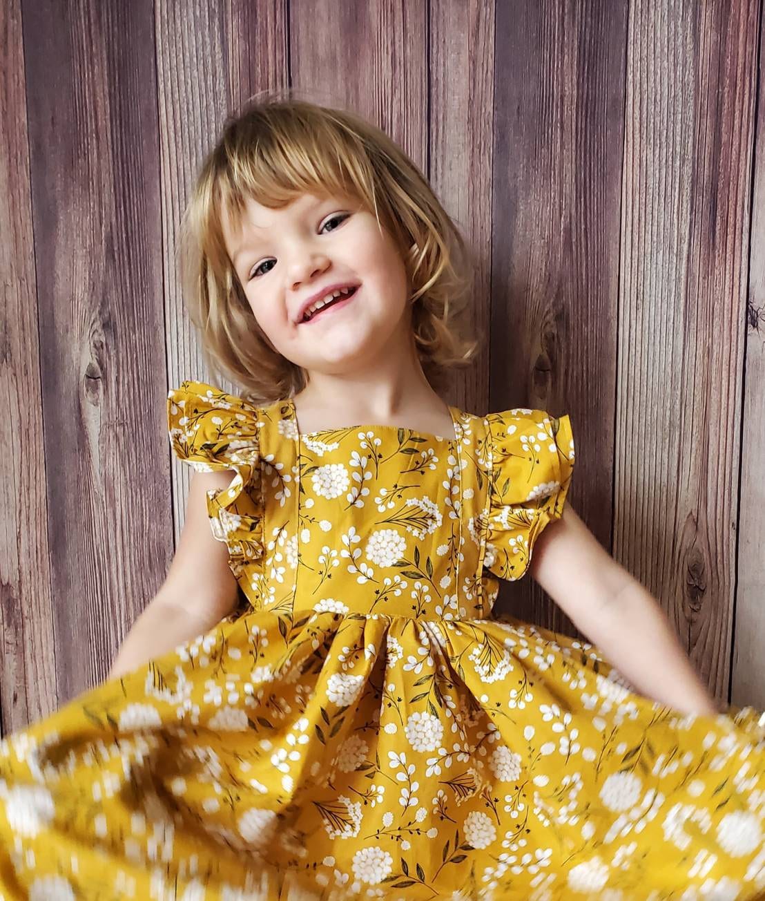 Our Tween Mustard Dress
