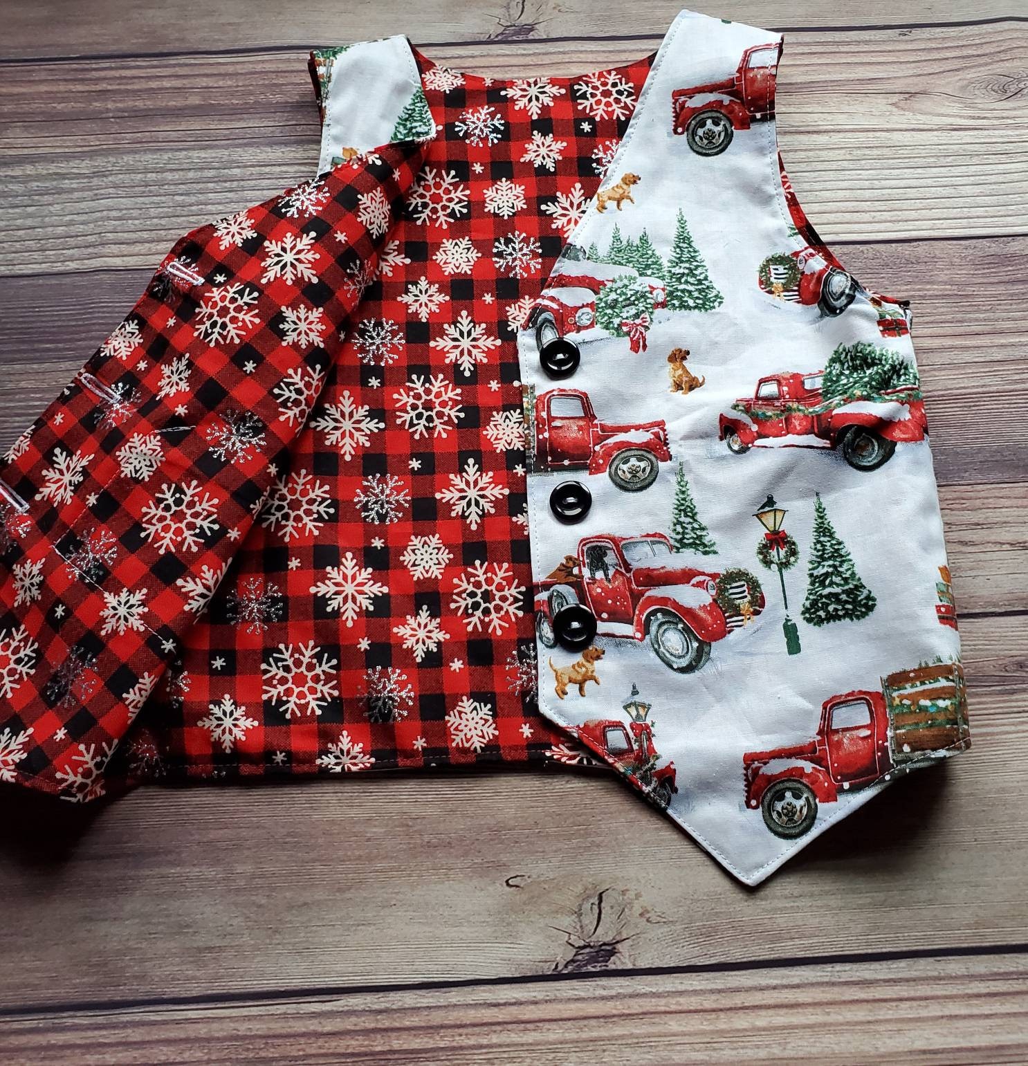 Little Boy Christmas Vest Toddler Boy Christmas Vest Etsy