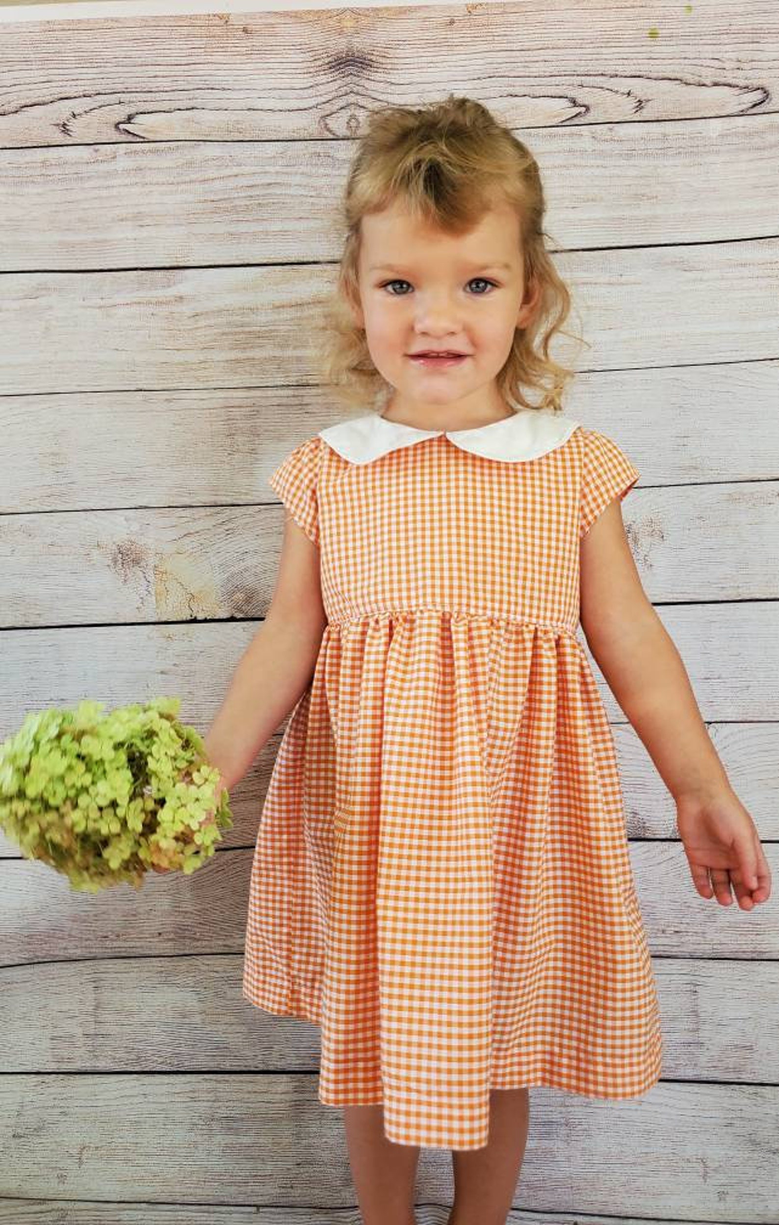 Little Girl Peter Pan Collar Dress Toddler Classic Dress Etsy
