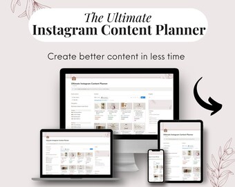 Instagram-inhoudsplanner | Sociale media-inhoudskalender | Contentstrategie | Digitale marketing