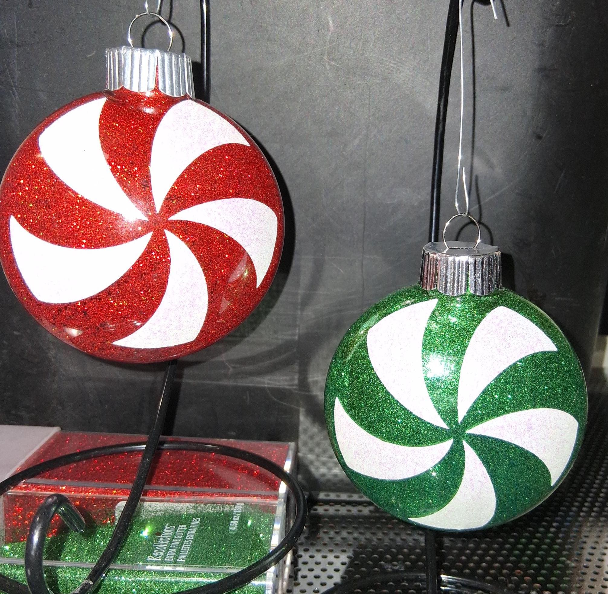 Peppermint ornament glass - Etsy 日本