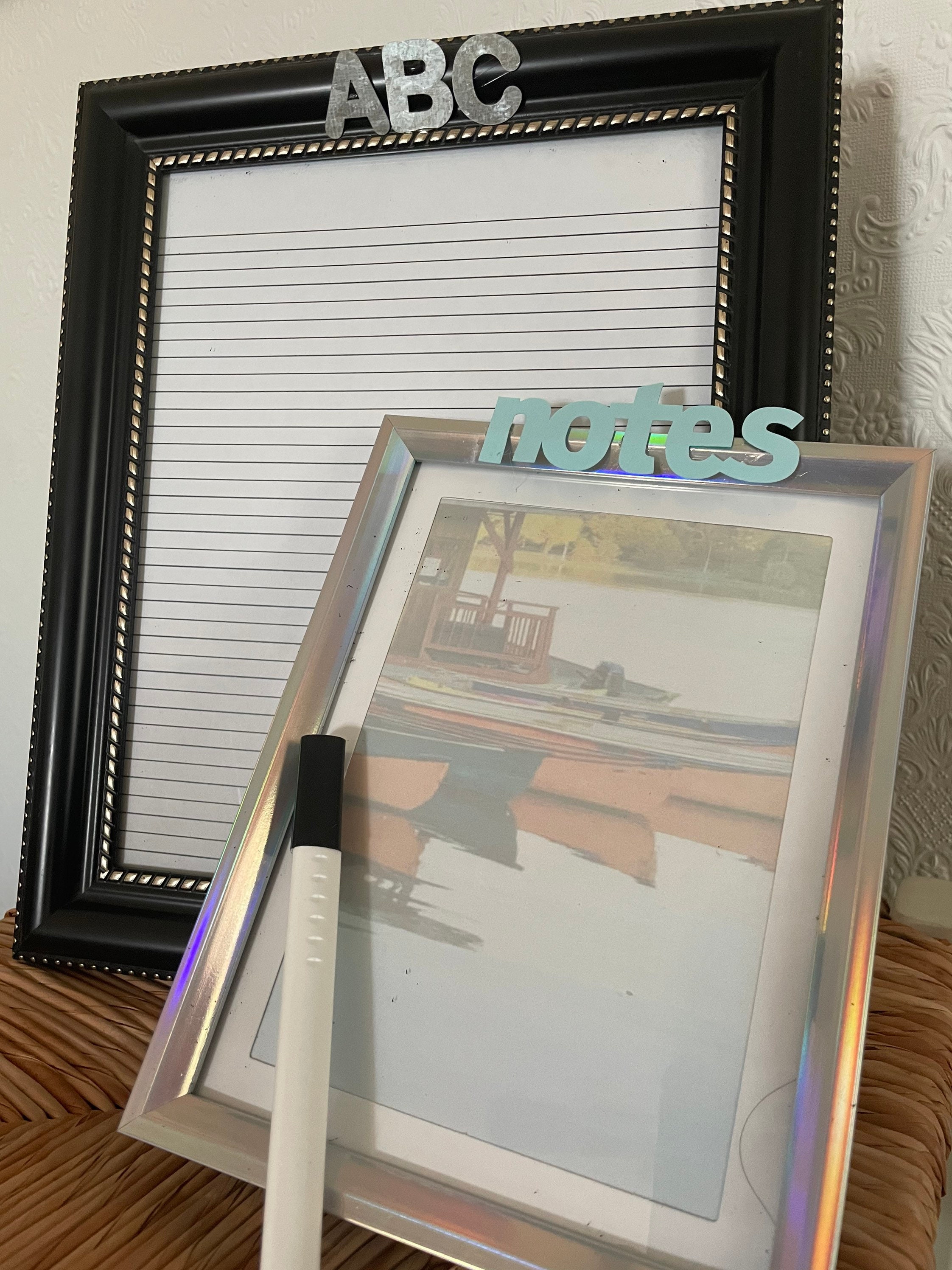 Dry Erase Frame or Note Frame. - Etsy