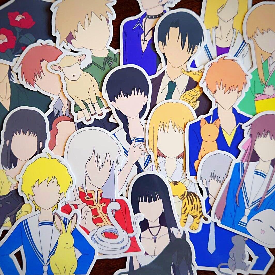 Fruits Basket 2019 Characters Anime Sticker Set GE-55838 