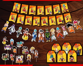 Dragon Ball Z Party Etsy Dragon Ball Z Party Etsy