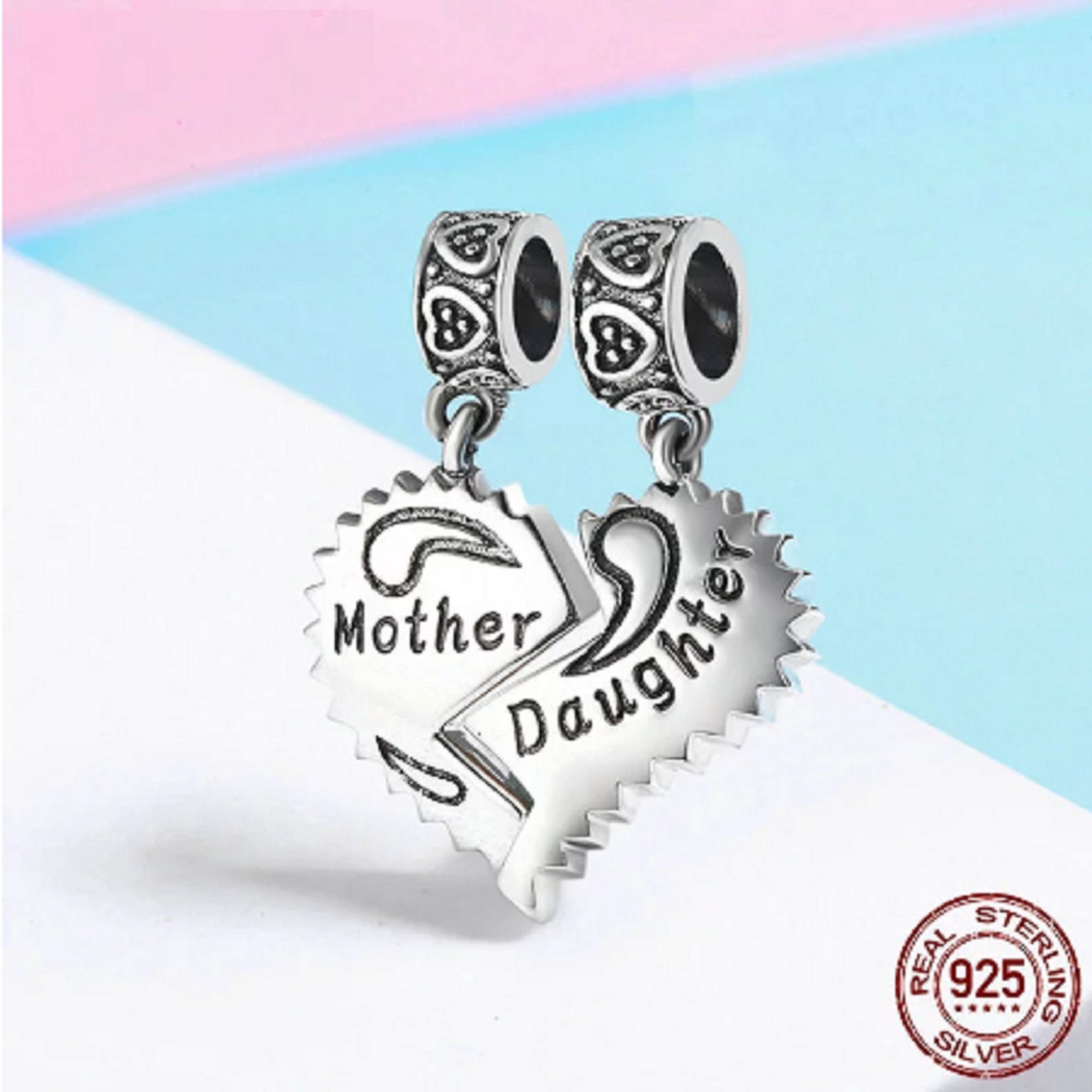 Charms for bracelet Mother and Daughter Pandora Charms 925 Etsy