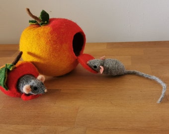 Filzapfel, Mäusehaus, Zwergenhaus, Apfelmaus