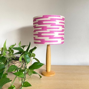Lampshade ikat pink/beige