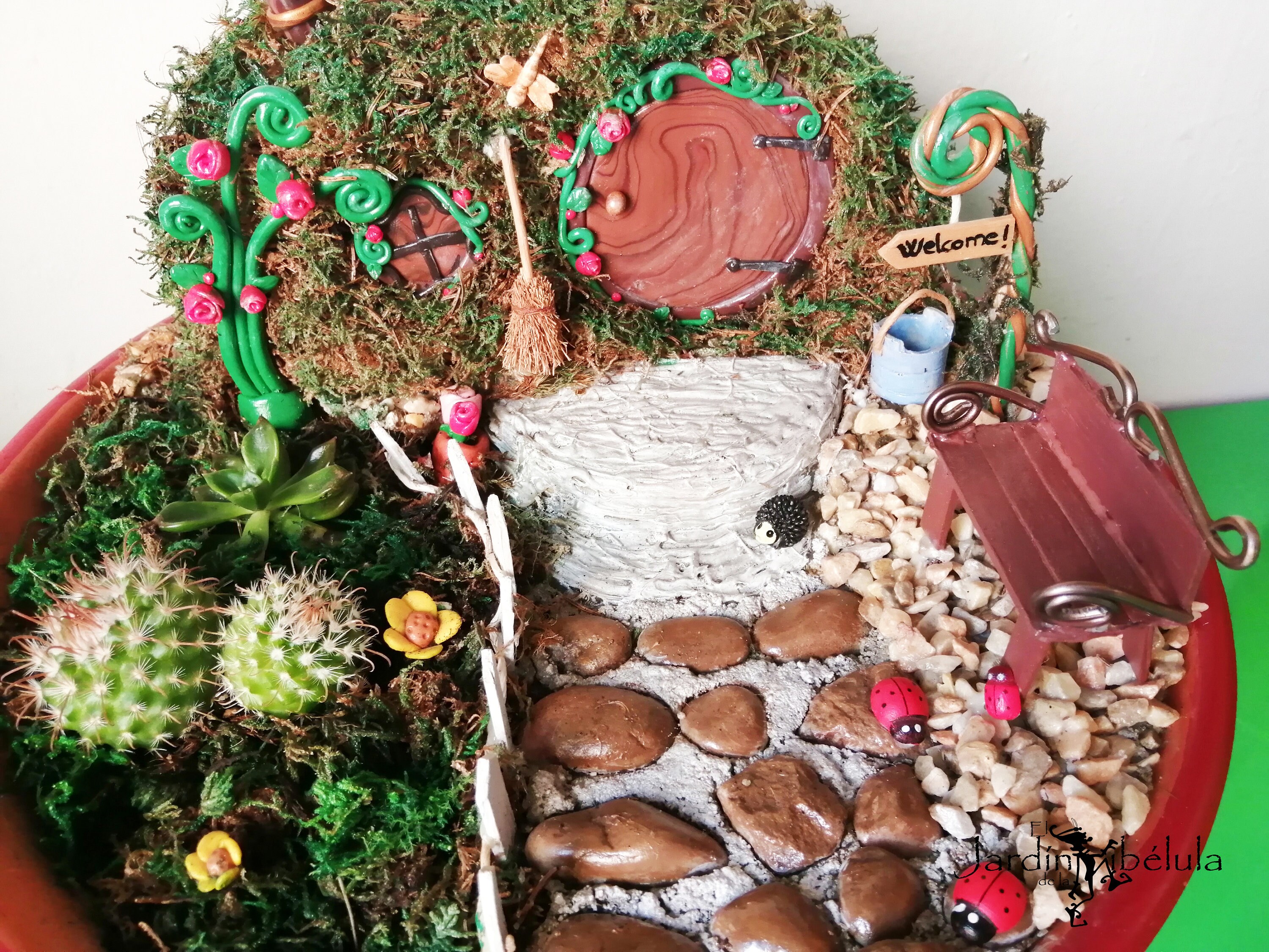 Miniature garden 30cm: Hobbit House | Etsy