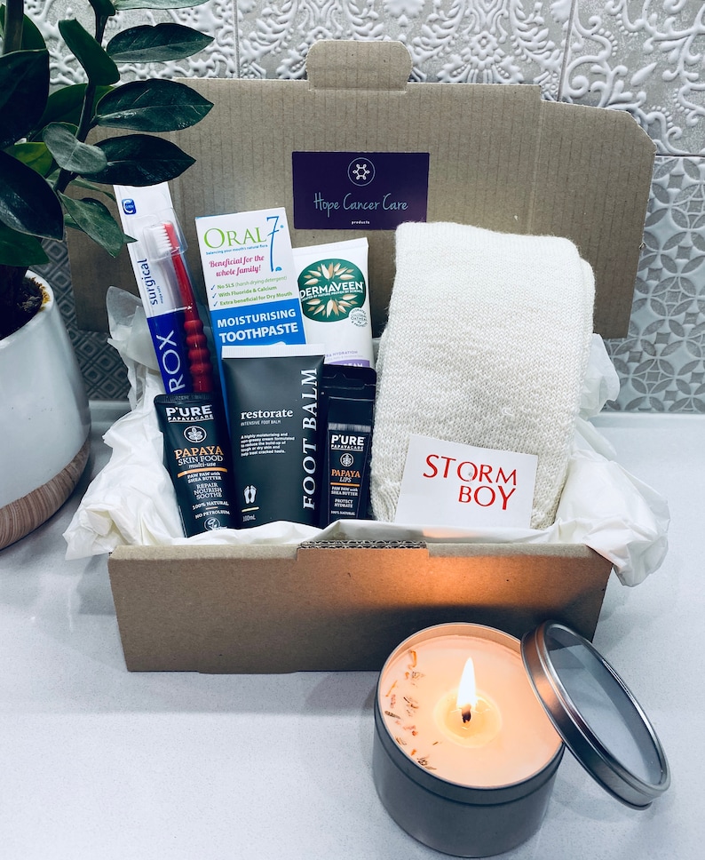 Cancer Care Package For Men Chemo Gift Box For Him Help Etsy