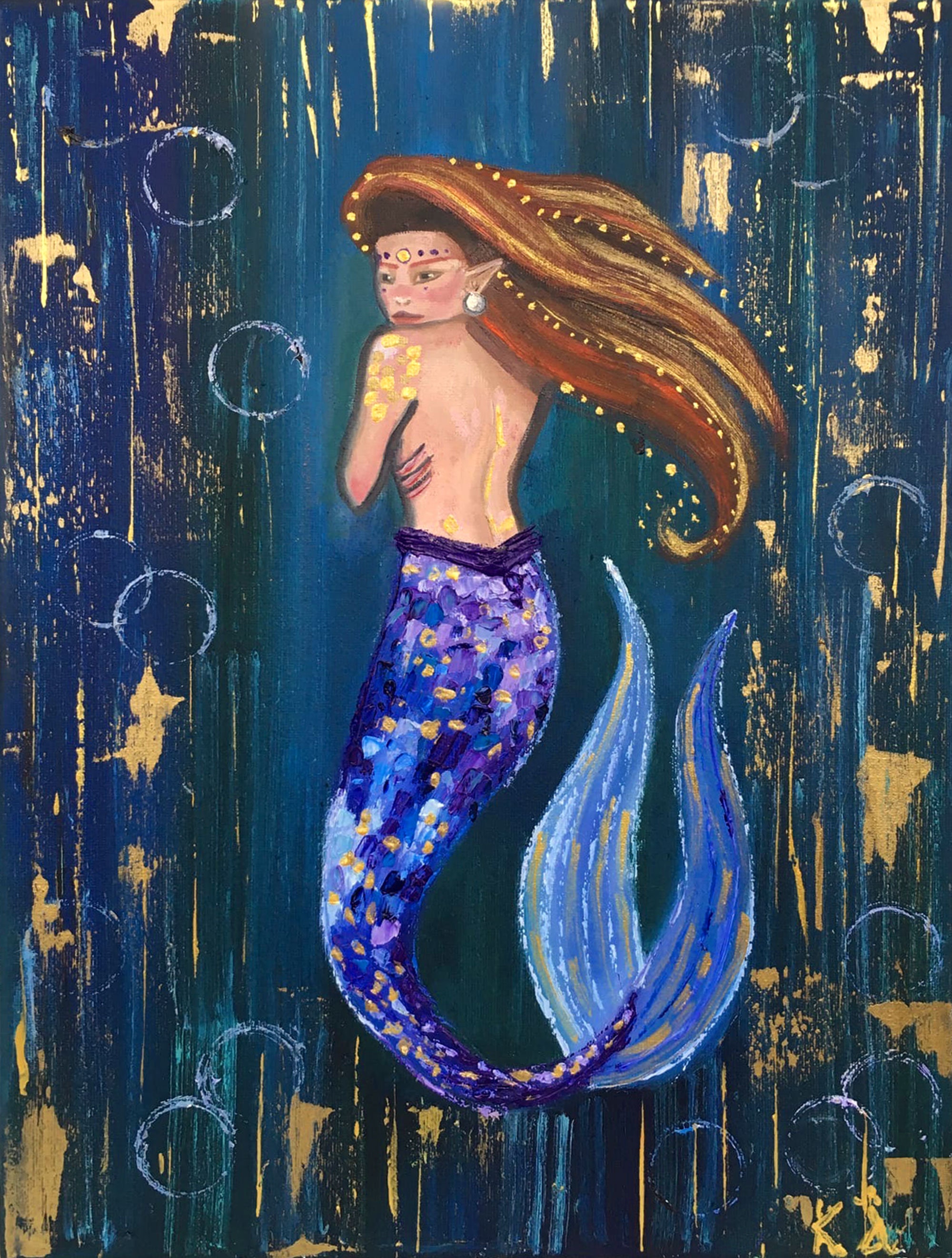 Mermaid Wall Art At Ina Lillard Blog