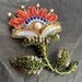 see more listings in the Beads embroidered brooch section