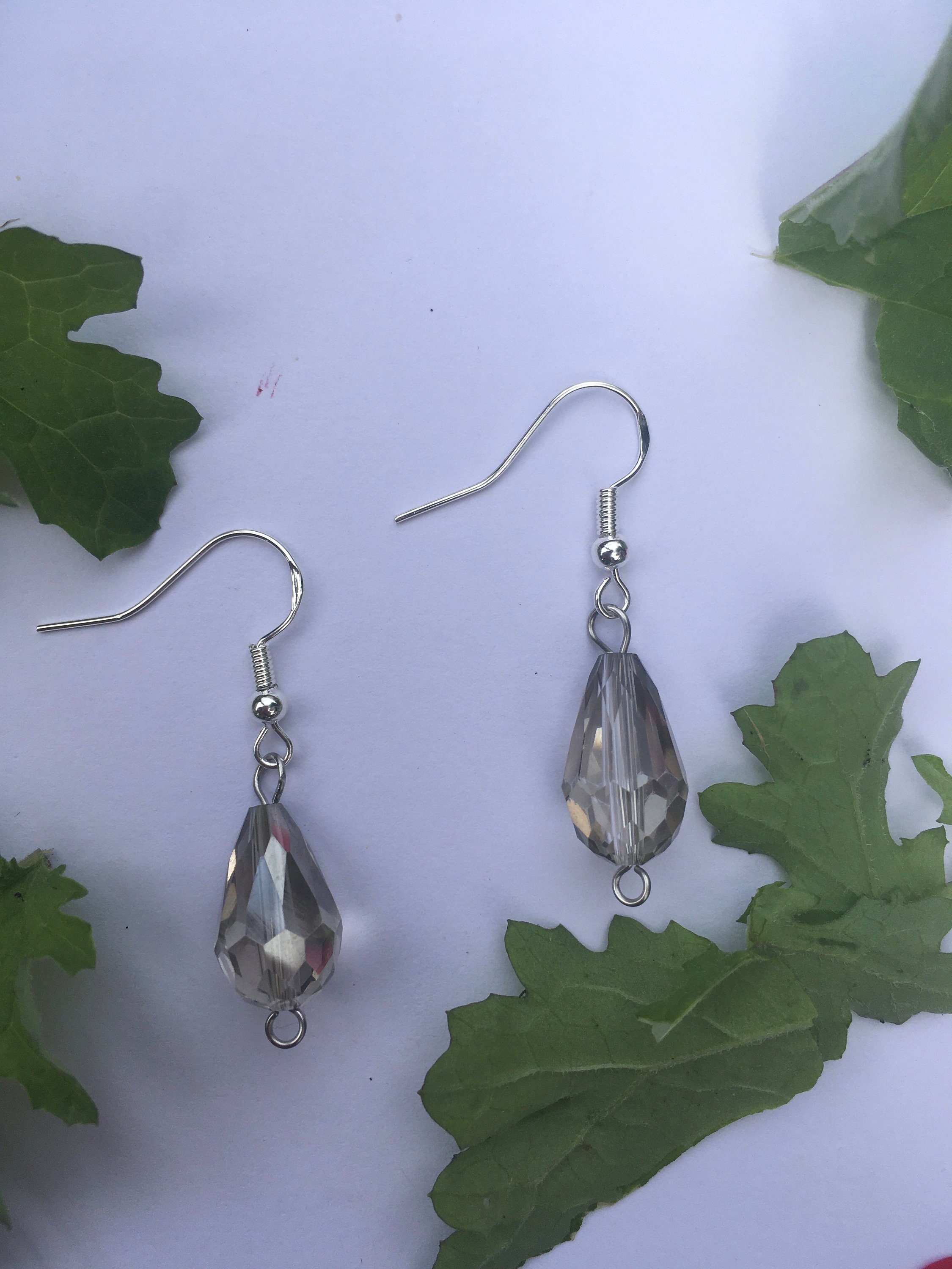 Elegant dangle earrings 925 sterling silver Etsy