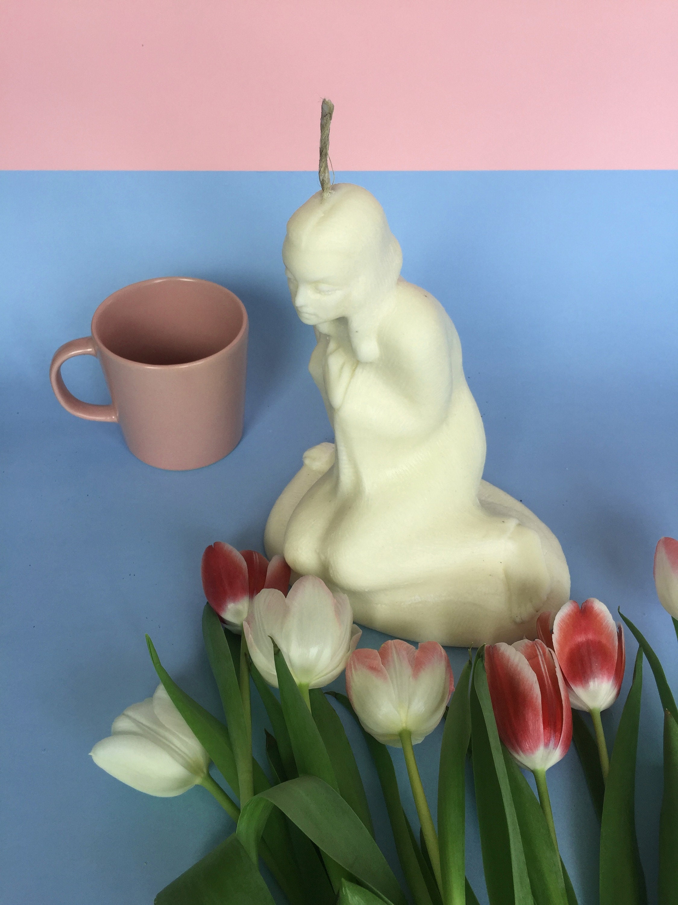 Female Candle / Sculpture Candle / Interior Candle XL Etsy