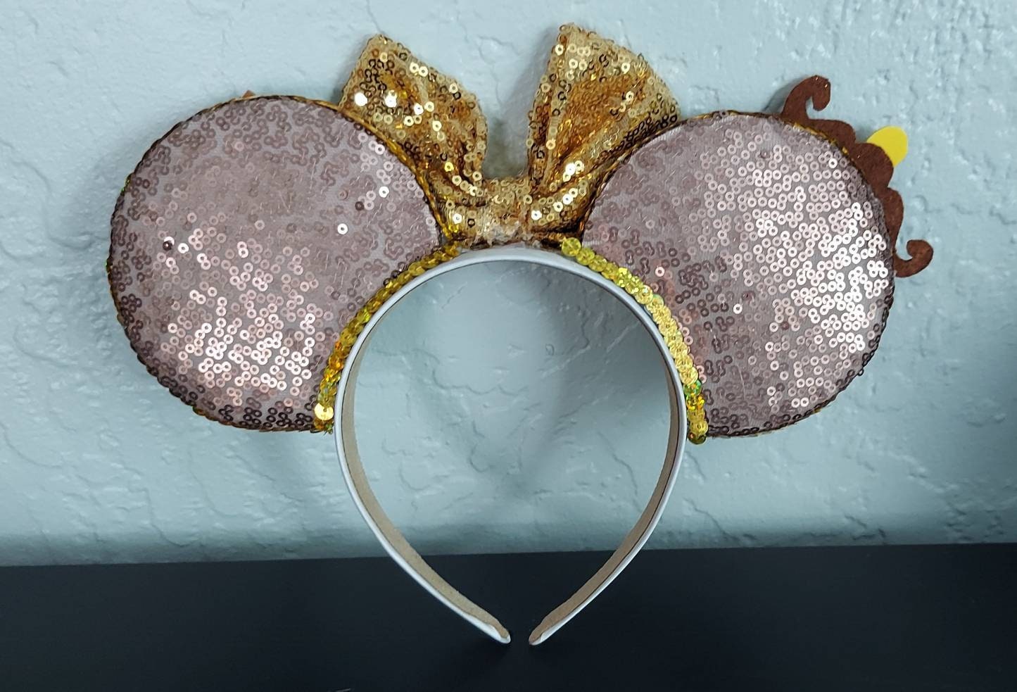 Cogsworth Inspired Sequins Ears - Etsy