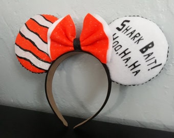 Nemo clown fish inspired Ears shark bait