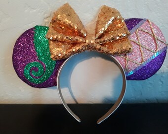 Rapunzel inspired mouse ears