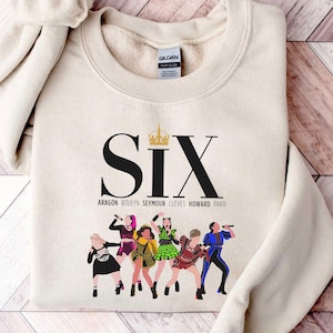 Six Musical Sweatshirt, Broadway Six Musical Sweatshirt, The Musical Sweatshirt, Musical Theatre Broadway Sweatshirt, Broadway Musical Six