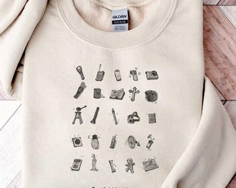 Phasmophobia Items Sweatshirt, The Sanity Pills, Video Game Sweatshirt, Phasmophobia Sweatshirt, Horror Game Shirt