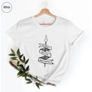 Journey Before Destination Shirt, Book Quote Shirt, Novel Shirt, 90s Shirt, Book Lover Shirt