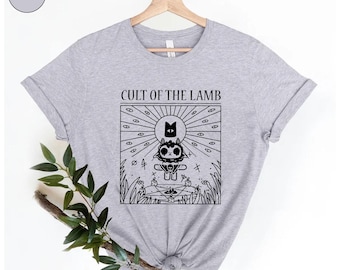 Cult Of The Lamb Shirt, Video Game Shirt, Cult Of The Lamb Tee, Gothic Shirt, Video Game Shirt, Gamer Gift, Unisex Clothing