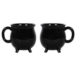 Kittelmugg, häxmugg, Halloweenmugg, häxkittelformad mugg, unik häxgåva, häxdekor, häxälskargåva, trollkarlsgåva bild 2