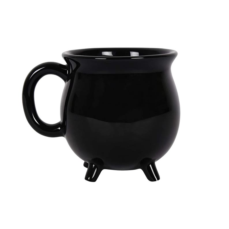 Kittelmugg, häxmugg, Halloweenmugg, häxkittelformad mugg, unik häxgåva, häxdekor, häxälskargåva, trollkarlsgåva bild 6
