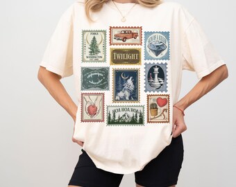 Twilight Inspired City Of Forks Shirt Comfort Colors, Hoa Hoa Hoa Season T shirt, Forks Washington Tee, Book Lover Gift