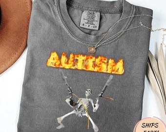Autism Skeleton Meme T Shirt