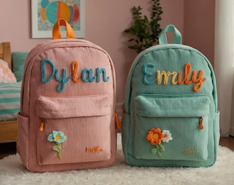 Gepersonaliseerde rugzak aangepaste naam schoolkit voor kinderen