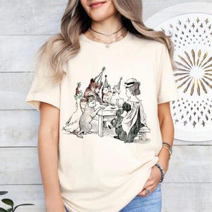 Women's T-Shirts [Out of Print] Maurice Sendak / IMAGINATION CELEBRATION Scoop Neck Tee (Midnight Navy) (Womens) Maurice Sendak