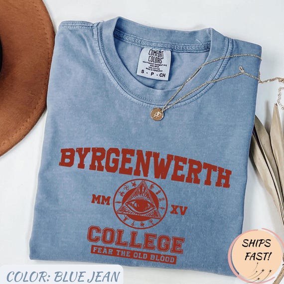 Byrgenwerth College Sweatshirt, Bloodborne Shirt, Byrgenwerth Shirt, Gamer Sweatshirt, Yharnam Shirt, Bloodborne Gaming Unisex Shirt