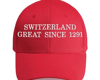Schweiz seit 1291 – Bestickte Mütze