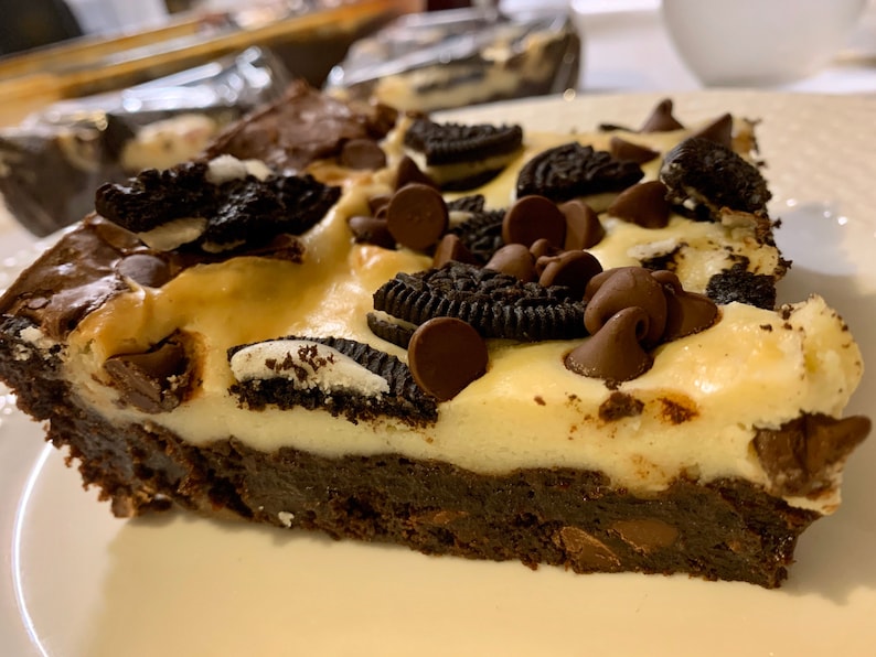 Loaded Cookies & Cream Cheesecake Brownies image 1