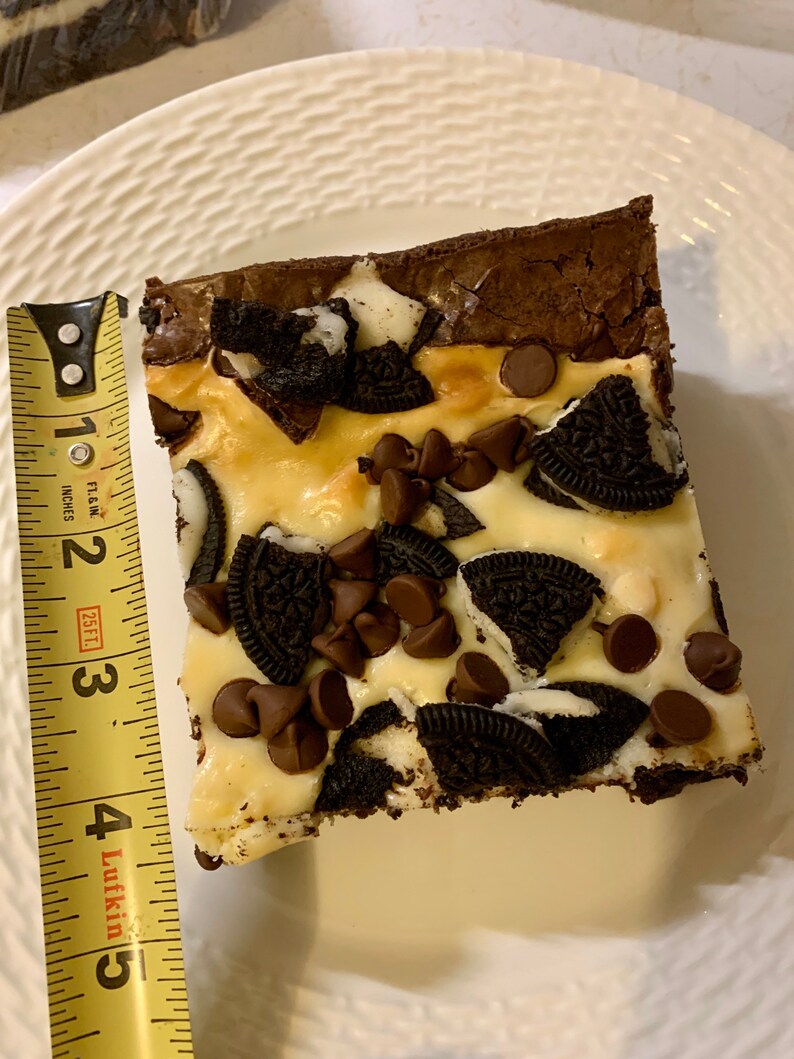 Loaded Cookies & Cream Cheesecake Brownies image 3