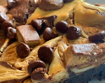 Loaded P’Nut Butter Cheesecake Brownies!