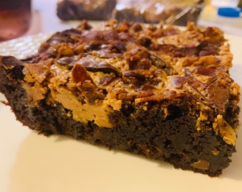 Peanut Butter Bacon Brownies!