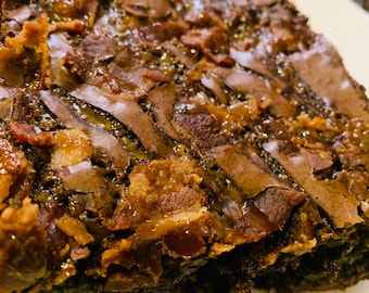 Bourbon Bacon Caramel Brownies!