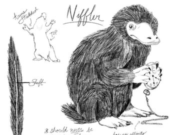 Niffler Art Etsy