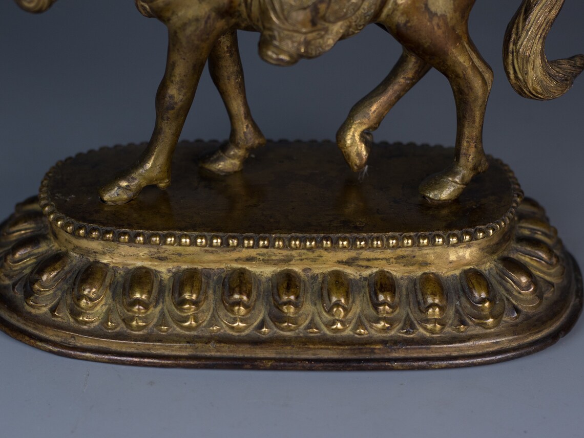 VS63 Vintage Tang Sanzang and White Horse Old Tibetan Etsy