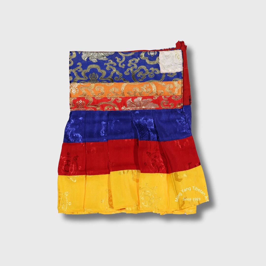 BN3 35x100cm Nepal Shambu Banner 3 COLORS Lotus Design tibetan Altar ...