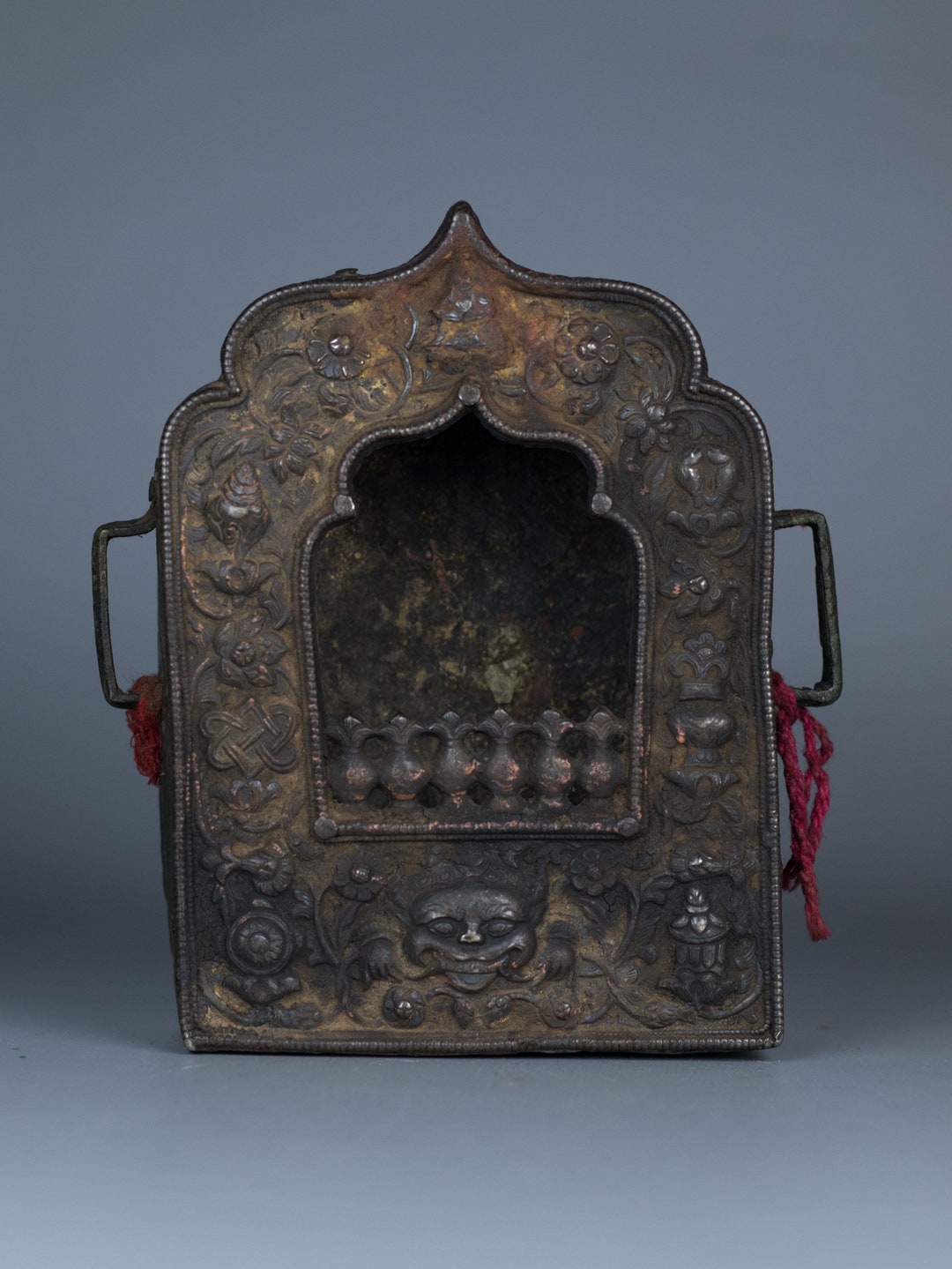 SC38 Antique Tibetan Buddhist Prayer Box / Ghao/ Shrine/ Pendant Etsy