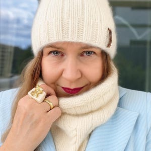 Luxurious Pure Cashmere Hat - Soft and Cozy Winter Beanie handmade with Love