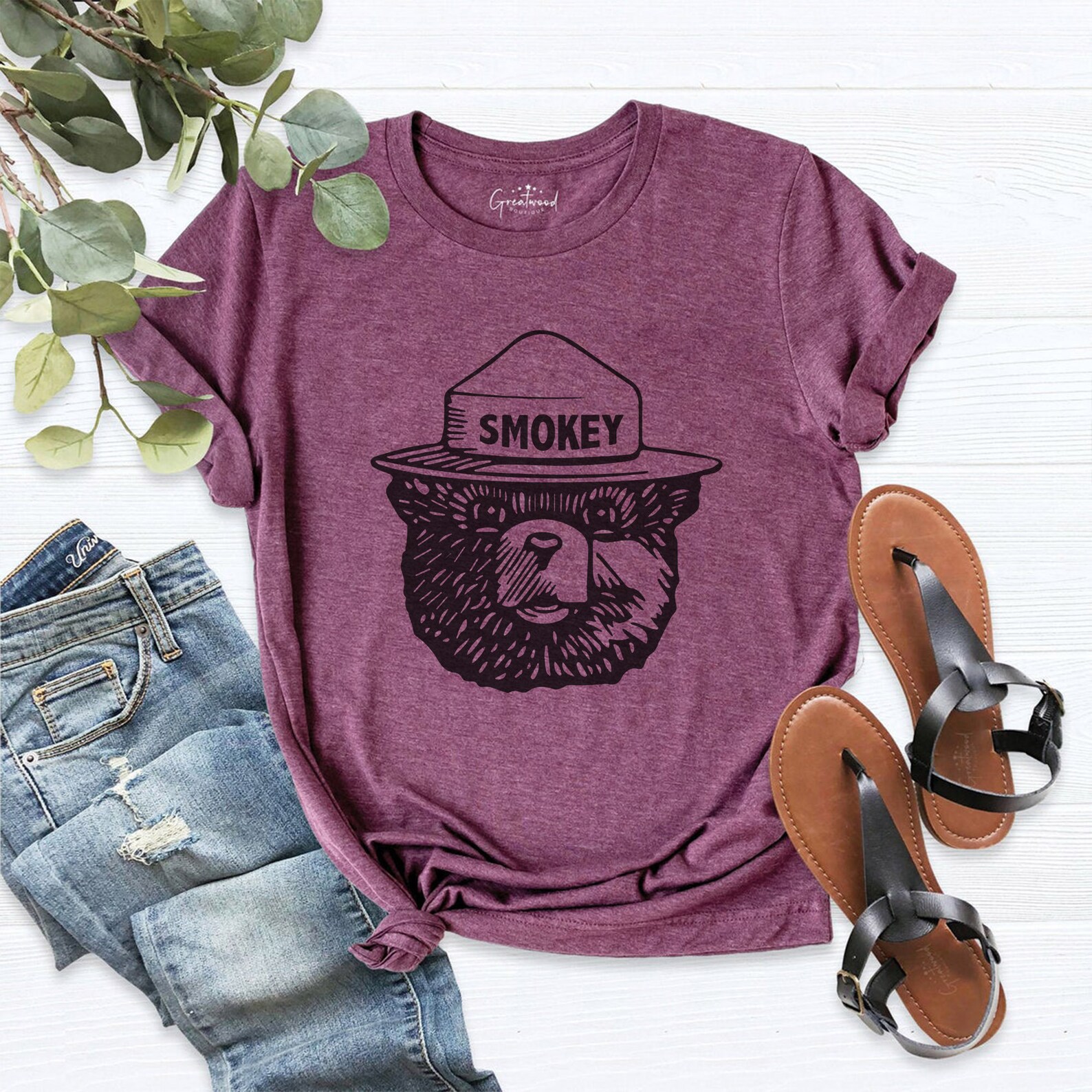 Smokey the Bear TShirt Smokey TShirt All Sizes and Color S Etsy Smokey the Bear TShirt Smokey TShirt All Sizes and Color S Etsy