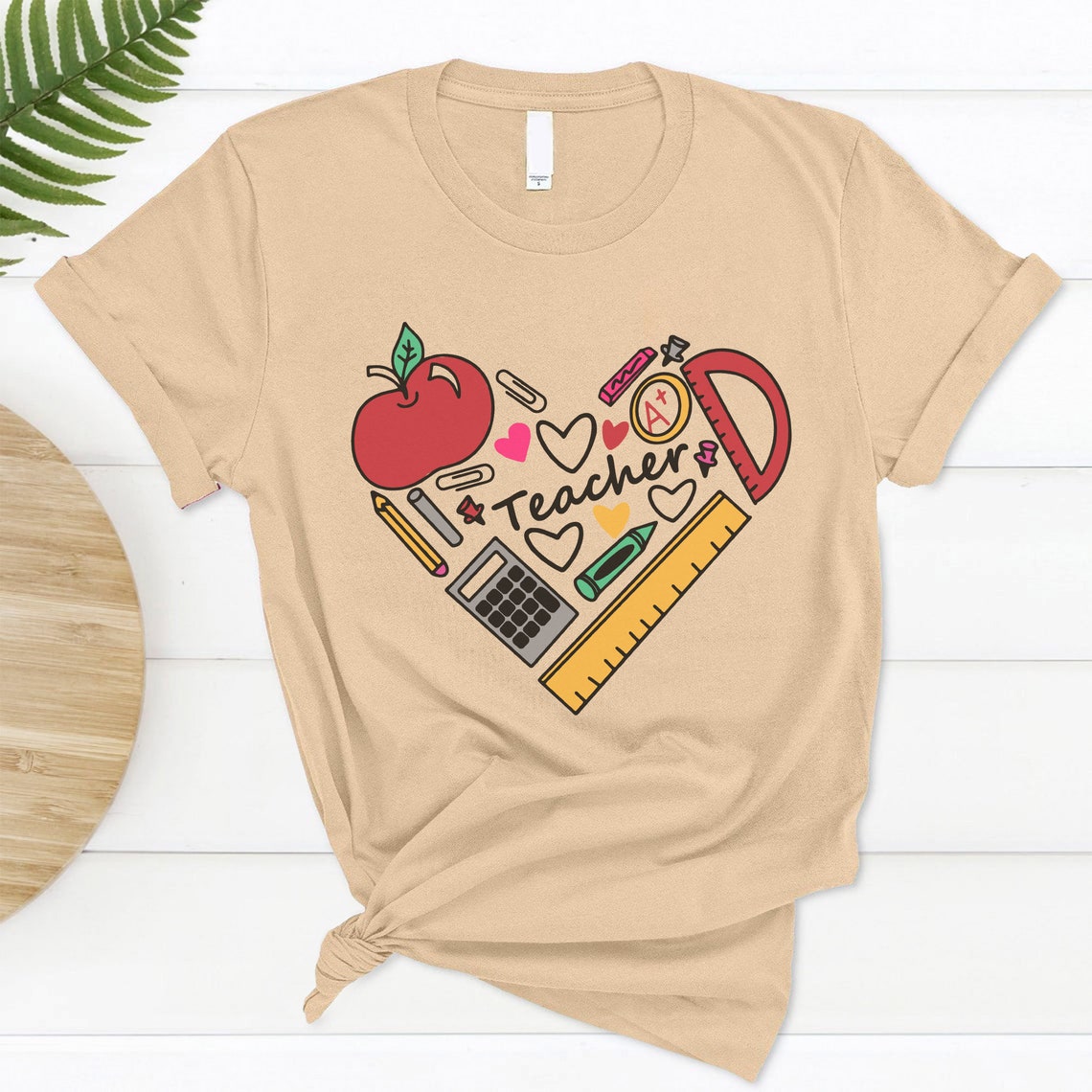 Teach Love Inspire TShirt Teacher Gift Teacher TShirt Etsy