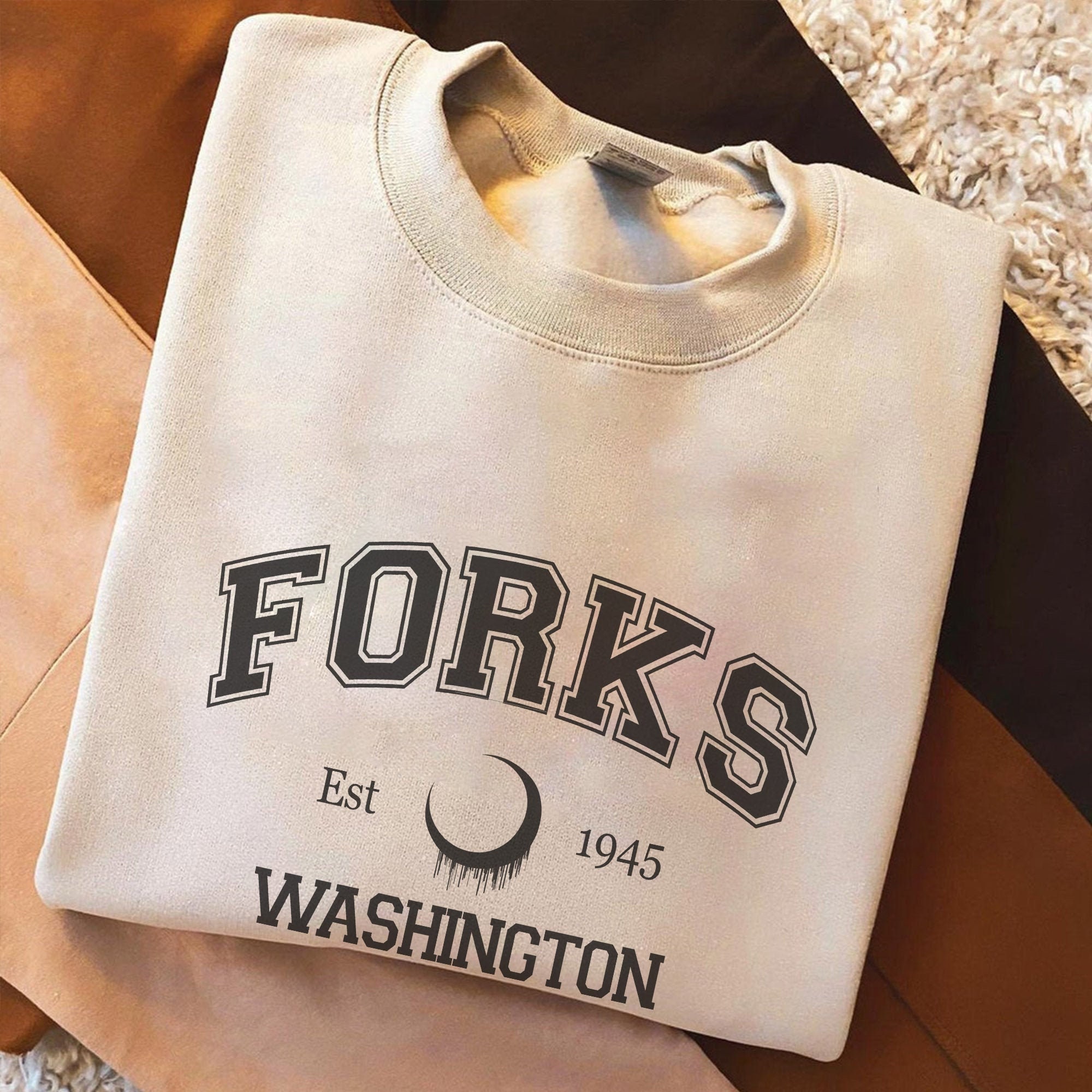 Twilight Sweatshirt & TShirt Forks Washington Sweatshirt All Etsy